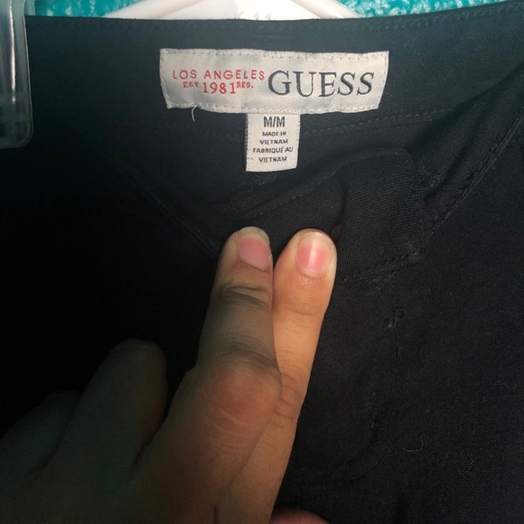 Guess Black Jeans Legging Style - Picture 3 of 3